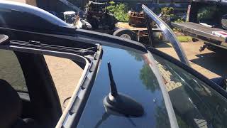 Leaking sunroof  moonroof how to fix [upl. by Meehyr]