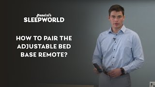 How to Pair The Adjustable Bed Base Remote Explore at Mancinis Sleepworld [upl. by Fabrin]