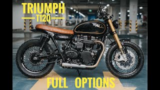 Triumph T120 customs FULL OPTIONS by CBC Workshop [upl. by Westlund675]